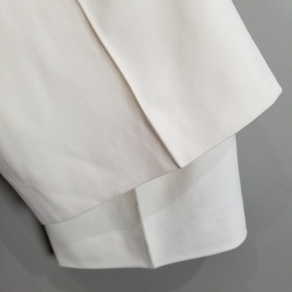 DANA BUCHMAN White Ivory Wool Dress Pant Trousers - Picture 2 of 6